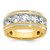 14k IBGoodman Men's Polished and Grooved Ring Mounting - B6-08D02237-1455