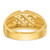 14k IBGoodman Men's Polished Satin and Grooved Ring Mounting - B5-AF1C72F6-9121