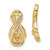 14k Infinity Diamond Earring Jackets Mountings