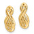 14k Infinity Diamond Earring Jackets Mountings