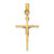 14K INRI Crucifix Charm - K8-7EBCE02B-2475