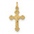 14k INRI Hollow Crucifix Pendant - XR-14D67823-2760