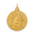 14k Jesus Medal Pendant