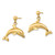 14K Jumping Dolphin Dangle Earrings - TE-2B6AB5B4-9710