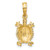 14K Land Turtle Charm - K7-09ACB339-4167