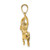 14k Large Aries Zodiac Charm