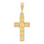 14K Laser Cut FAITH Cross Charm