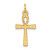 14K Laser Designed Ankh Cross Charm - XR-C336E27D-1156