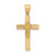 14K Laser Designed Cross - XR-422EA870-2511