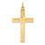 14K Laser Designed Cross Pendant - XR-D2A14233-8218