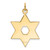 14K Laser Designed Star of David Pendant - XR-C9702B9D-7153