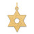 14K Laser Designed Star of David Pendant - XR-D277B41B-2921