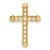 14k Latin Cross Chain Slide Mounting