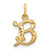 14k Letter B Initial Charm - C5-93629E73-5879