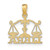 14K LIBRA Zodiac Charm