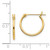 14k Madi K 1.25mm Hoop Earrings