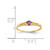 14k Madi K 3mm Amethyst Birthstone Baby Ring