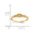 14k Madi K 3mm Citrine Birthstone Baby Ring