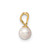 14K Madi K 4-5mm White Near Round Freshwater Cultured Pearl Pendant