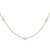14k Madi K 4-5mm White Round Freshwater Cultured Pearl 5-Station 15.25 inch Necklace