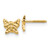 14k Madi K Butterfly Screwback Earrings