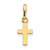 14k Madi K Children's Cross Pendant