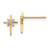 14k Madi K CZ Children's Cross Post Earrings - GK-6C483C4A-1079