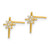 14k Madi K CZ Children's Cross Post Earrings - GK-6C483C4A-1079