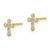14k Madi K CZ Cross Post Earrings - GK-8426F475-7509