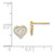 14k Madi K CZ Heart Post Earrings - GK-6B7E2D96-8524