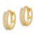 14k Madi K CZ Hinged Hoop Earrings - GK-CD61EF59-5984
