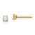14k Madi K CZ Stud Post Earrings - SE-134D29E3-2406