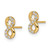 14k Madi K Infinity Symbol CZ Stud Earrings