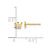 14k Madi K Kids CZ Crown Post Earrings - GK-7BBDD1E6-2955