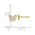 14k Madi K Madi K Kids CZ Butterfly Post Earrings