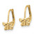 14K Madi K Polished Butterfly Leverback Earrings