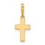 14k Madi K Polished Cross Childrens Charm / Pendant