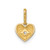 14k Madi K Polished CZ Heart Childrens Charm / Pendant