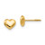 14k Madi K Sm. Puffed Heart Earrings