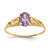 14k Madi K Synthetic Amethyst Ring