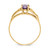 14k Madi K Synthetic Amethyst Ring