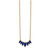 14k Marquise Sapphire 18 inch Necklace