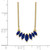 14k Marquise Sapphire 18 inch Necklace