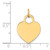 14k Medium Engravable Heart Charm - XM-5D9E19A6-9259