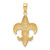 14k Medium Fleur-De-Lis Pendant