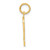 14k Medium Polished Number 2 Charm - MP-932C6EEB-8766