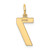 14k Medium Polished Number 7 Charm - LM-C75B2DE6-3677