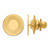 14k Men's Circular Textured Tie Tac