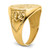 14k Men's Polished and Grooved (Not Enameled) Masonic Ring
