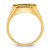 14k Men's Polished and Textured Masonic Ring Mounting - Y1-6FE06B83-2675